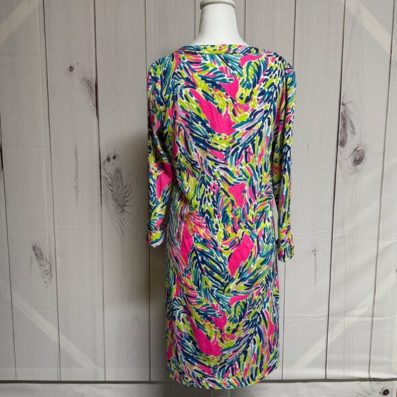 Lilly Pulitzer Rossmore Dress Palm Reader, Style 12326, Size Medium, NWOT - Picture 2 of 10